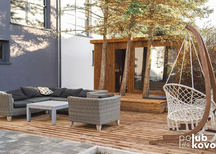 Σπίτι διακοπών Polubkovo Wypoczynkowe Sauna Balia Basen Jezioro