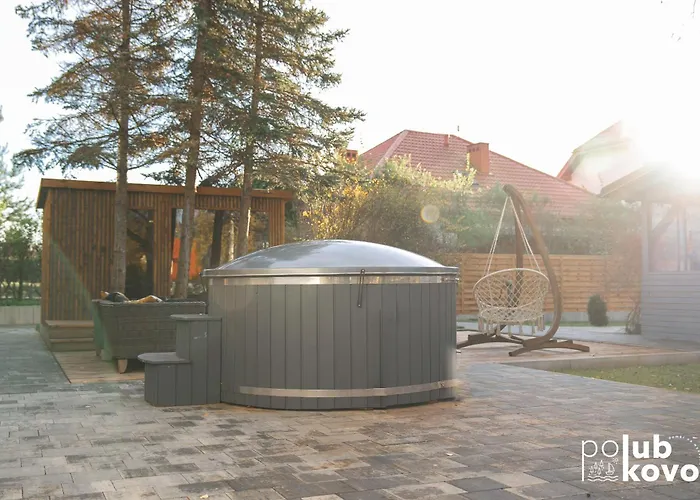 Polubkovo Wypoczynkowe Sauna Balia Basen Jezioro Lubkowo